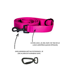 Nastavitelné vodítko Barbie Pink - 25 mm Hliníková Safe bez loga Nastavitelné vodítko Barbie Pink - 25 mm Hliníková Safe bez loga